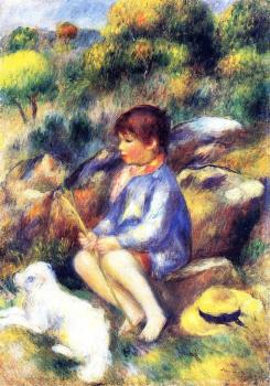 皮埃爾 奧古斯特 雷諾阿 Young Boy by the River 皮埃爾 奧古斯特 雷諾阿 Young Boy by the River